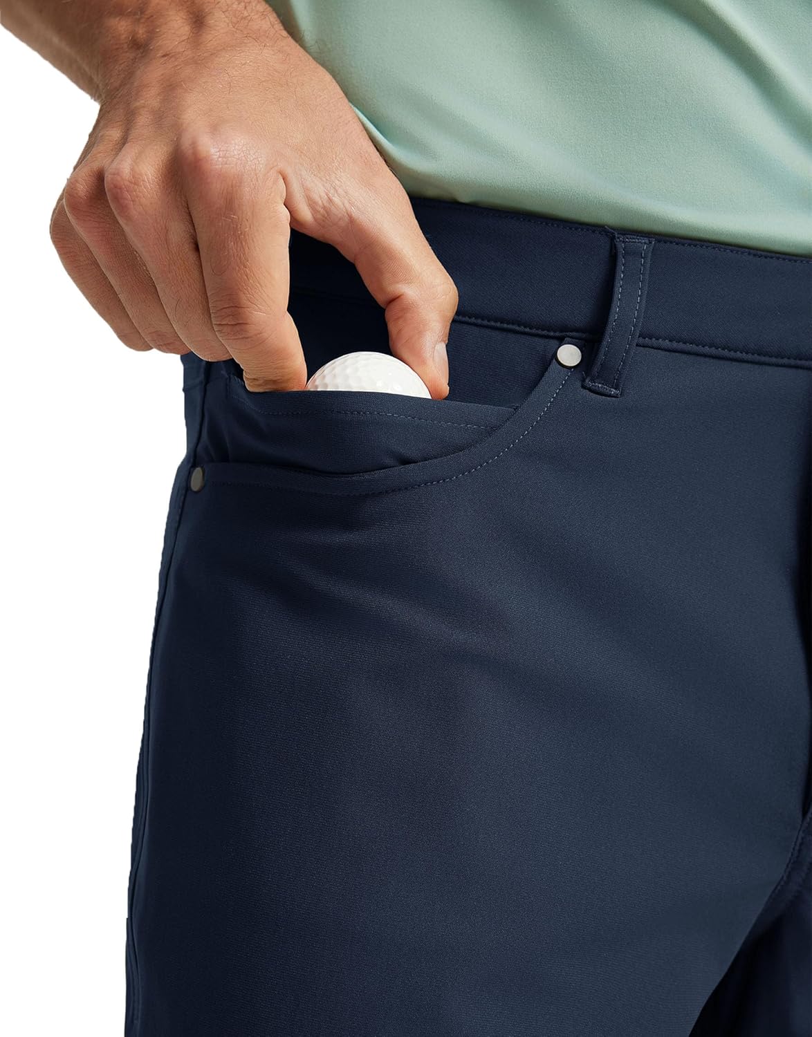 M MAELREG Golf Shorts Men 7" 9" Inseam Lightweight Quick Dry Stretch Flat Front Casual Moisture Wicking Mens Dress Shorts - Image 4