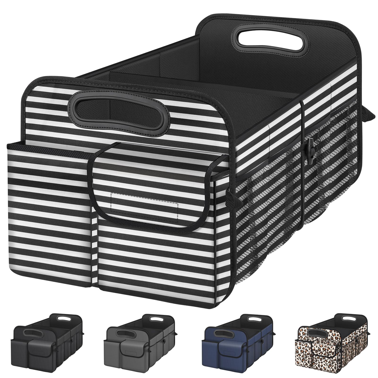 Femuar Car Trunk Organizer-Collapsible Car Storage for Suv/Jeep/Sedan