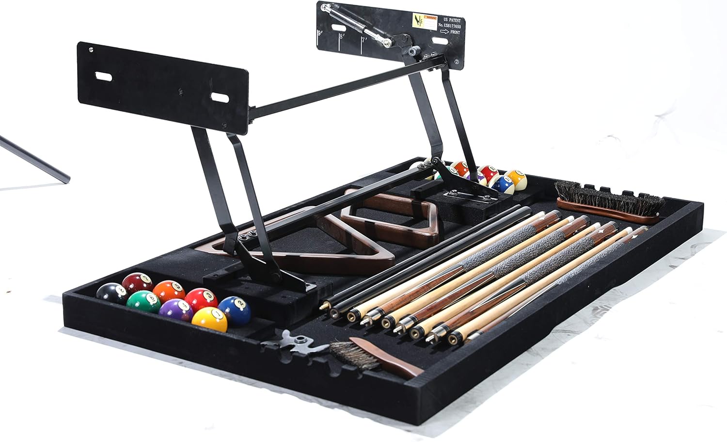 The Perfect Drawer Hidden Cue Rack for 7', 8' and 9' Pool Tables
