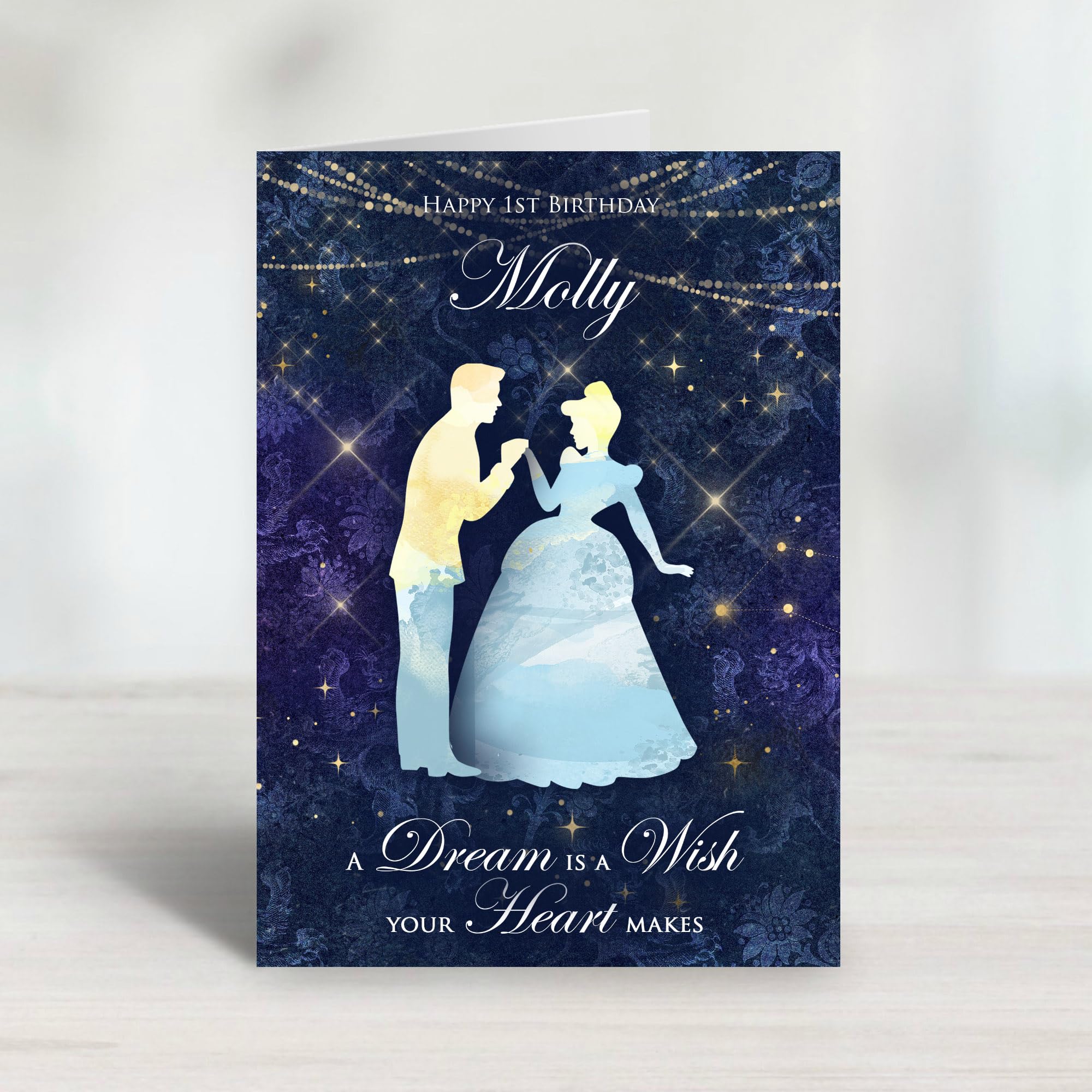Personalised Cinderella Birthday Card
