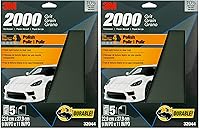 Vista 10 de Papel de lija 3M Wetordry, 03024, granos surtidos, 3 2/3 pulgadas x 9 pulgadas, 5 hojas por paquete