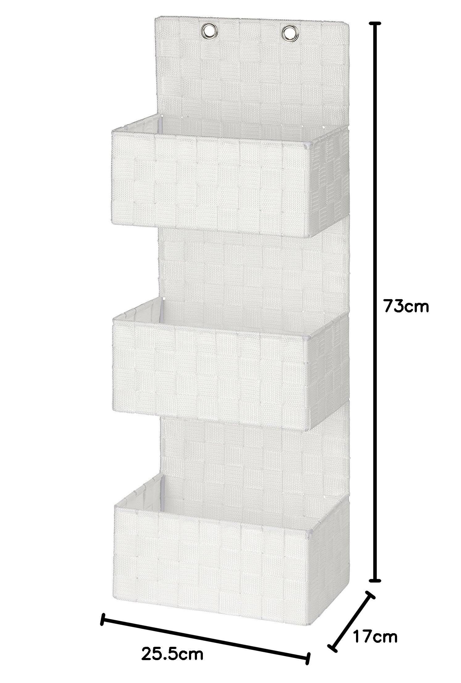 Wenko Set Estante de baño 2 Uds. Blanco