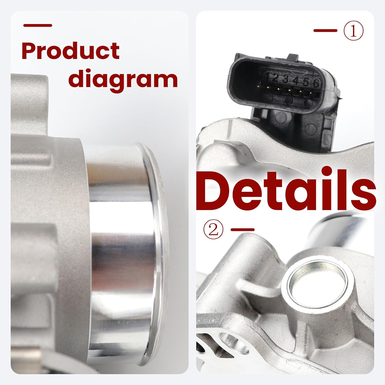 Throttle Body Position Sensor Compatible with Dodge Caliber Avenger Journey Value Package 2.4L 3.6L Jeep Patriot Edition Compass Edition 2.0L 2.4L Chrysler 200 2.4L 3.6L 2011-2019 977-163