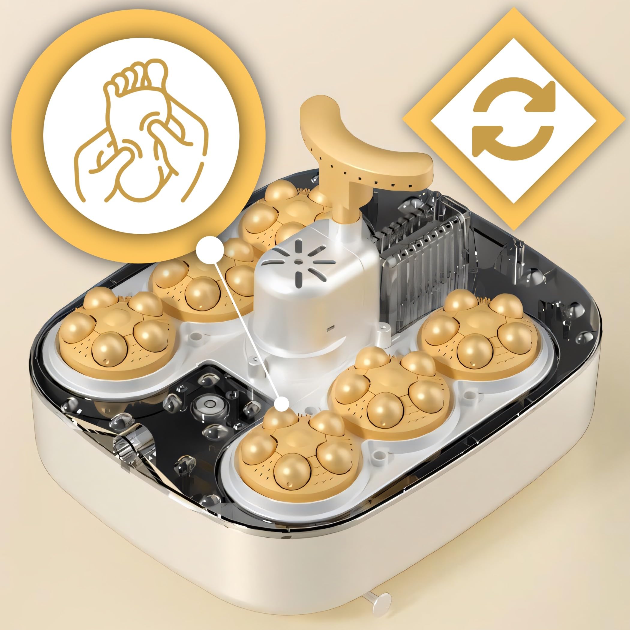 Retoo Fussbad mit Massagefunktion Fußsprudelbad Fußbadewanne Fußmassagegerät Heizfunktion Elektrisch Massagegerät Infrarot Fußmassage Wohltuendes Fußpflege LCD Bildschirmsteuerung 4 Programme