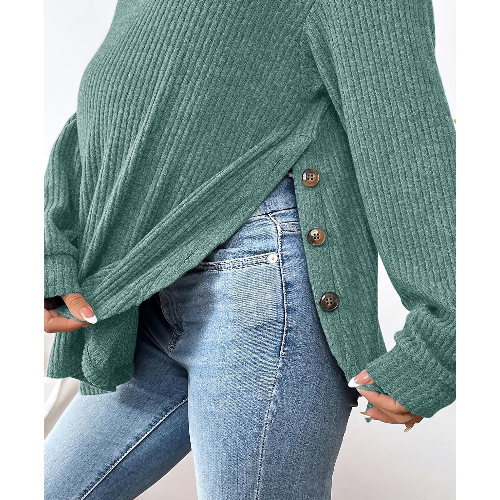 Comodo Pullover Premaman Tessuto Morbido Casual Inverno Gravidanza Top Shirt Traspirante Girocollo Design Poliestere Spandex Pullover Premaman