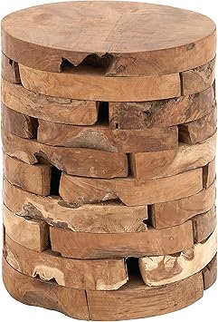 Teak Wood Handmade Side End Table