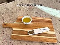 Vista 2 de Adjustable Measuring Spoon All-in-One Sliding Measuring Scoop for Preparing Baking Cooking Kitchen Utensil has 1 Teaspoon, 1.5 tsp, 2 tsp, 2.5 tsp