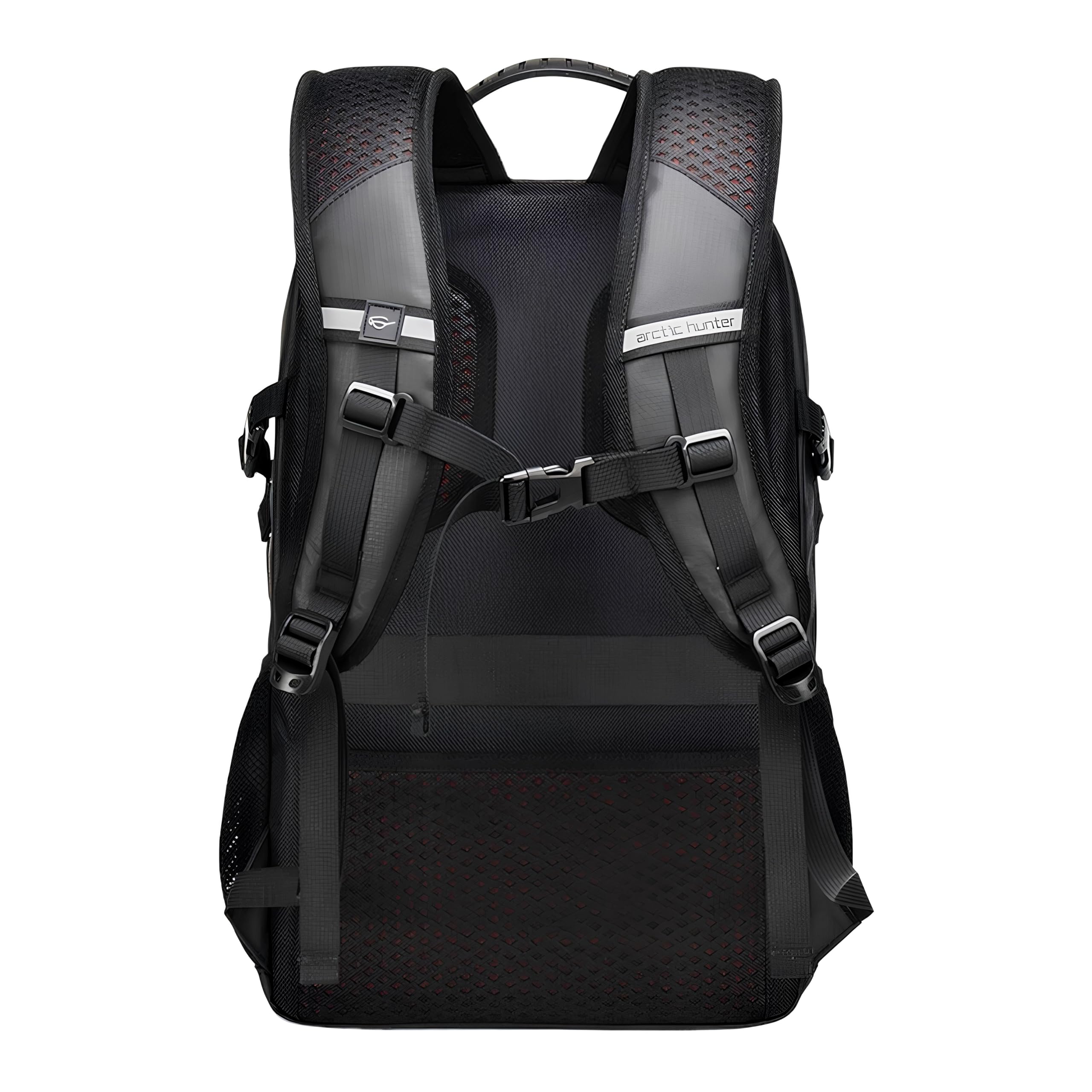 Arctic Hunter, Zaino da Lavoro Uomo e Donna 26,3 L, Impermeabile, Scomparto Laptop da 15,6" e Porta USB, Tasca Antifurto, 47x33x17 cm, Nero