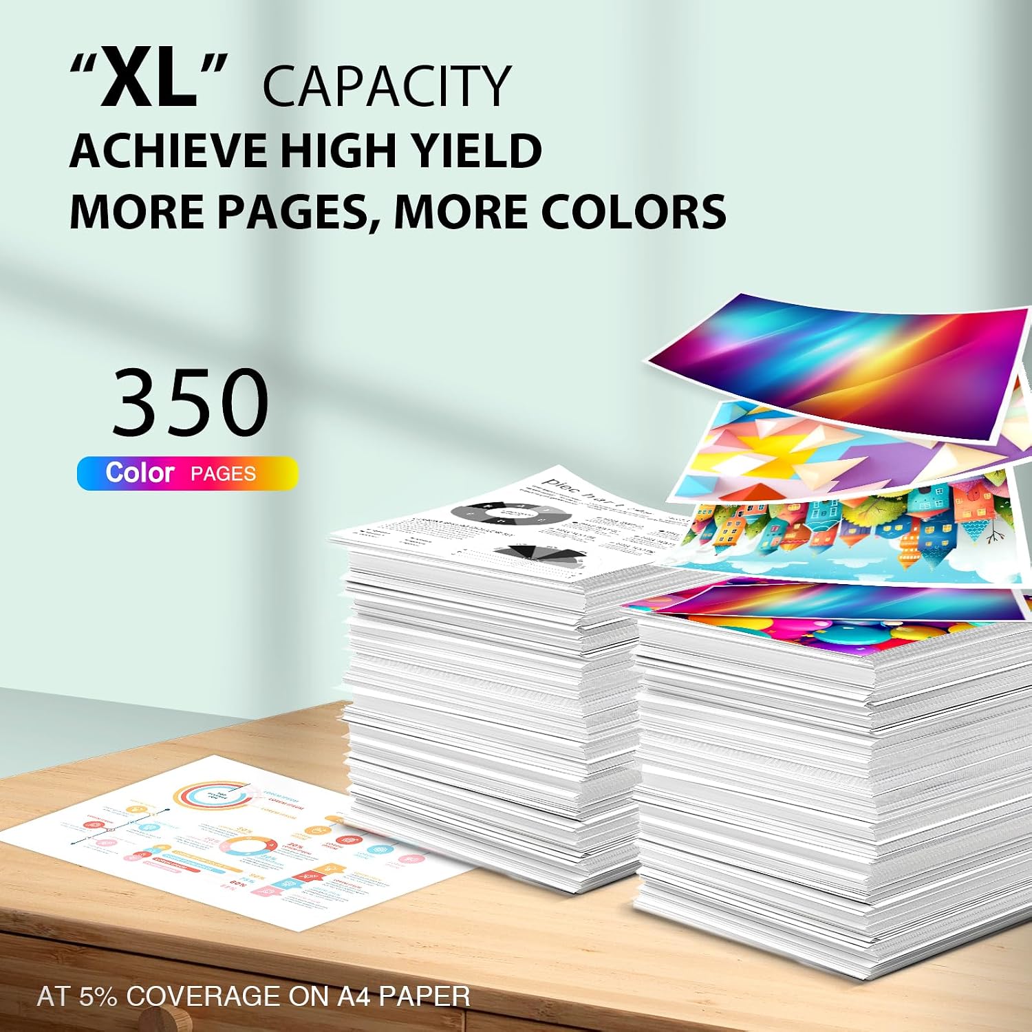 Paeolos 251XL Ink Cartridges Replacement for Canon Ink 251 251XL 15 Pack image 4