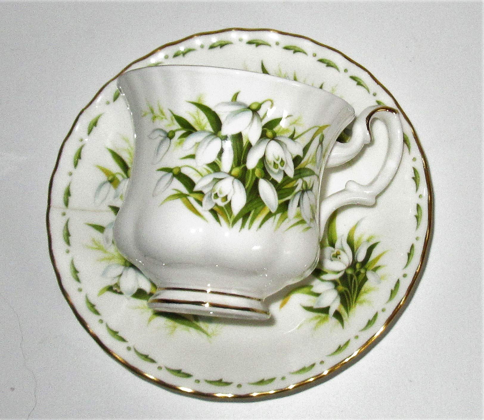 Royal Albert / Janvier / Lot de 2 / Original / Bone China/Tasse de collection/Petite taille