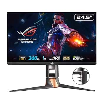 ゲーミングモニター　ASUS ROG Swift 360Hz PG259QN ROG SWIFT 360Hz PG259QN | 23 to 24.5 Inches | Gaming