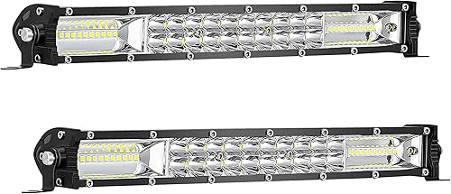 Barra de luz LED delgada de 12 pulgadas para camiones ATV tractor