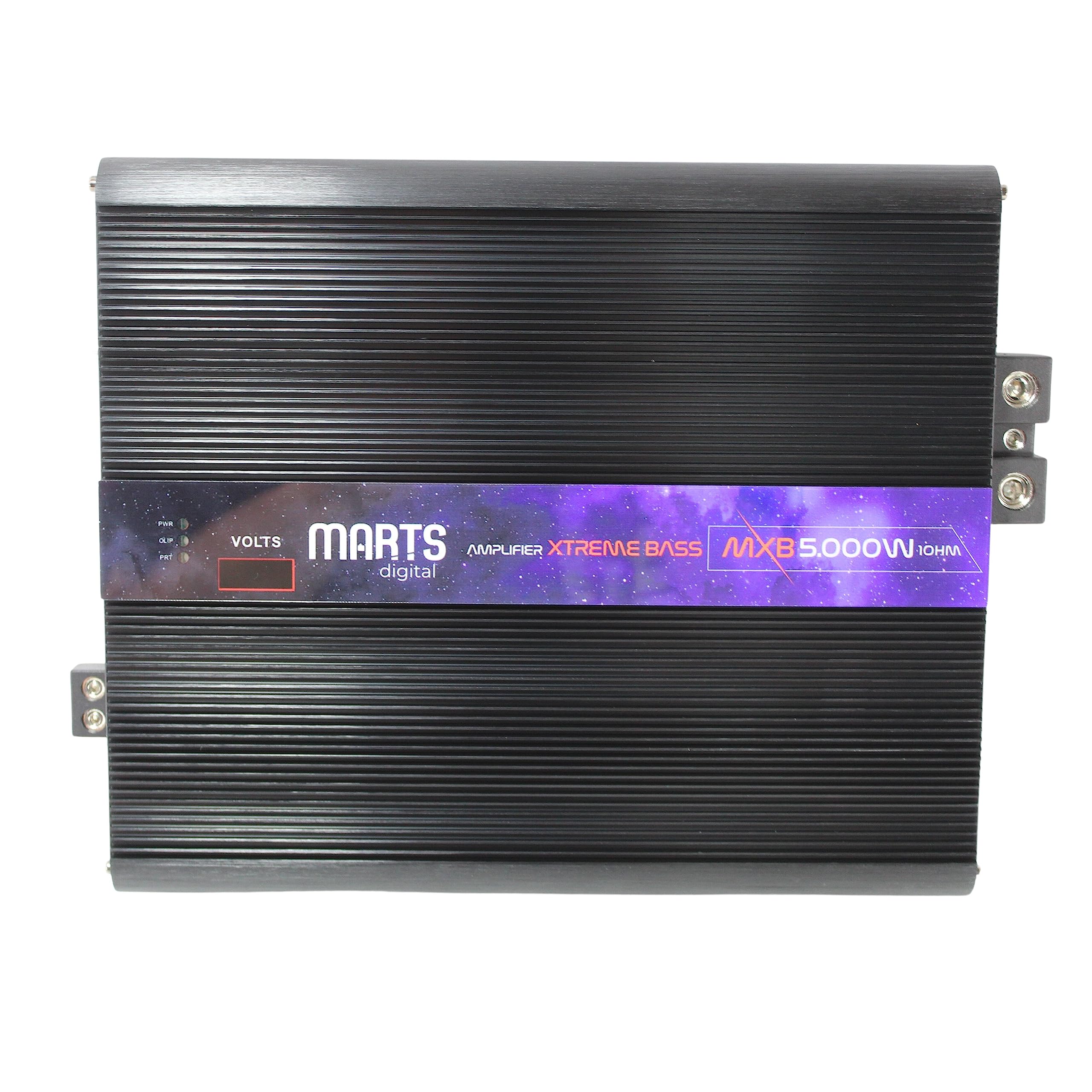 Marts Digital 5000W Monoblock Class D Amplifier 1 Ohm w/Bass Knob MXB-5000-1