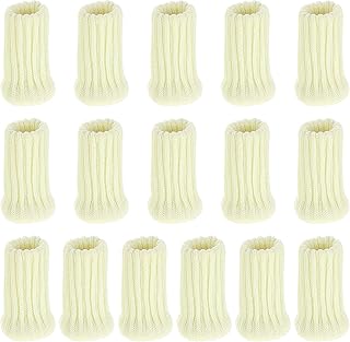 16 almohadillas de punto para muebles, calcetines de silla, protectores de piso de alta elasticidad, antideslizantes para patas de silla, fundas de calcetines para muebles, juego de tapas de muebles