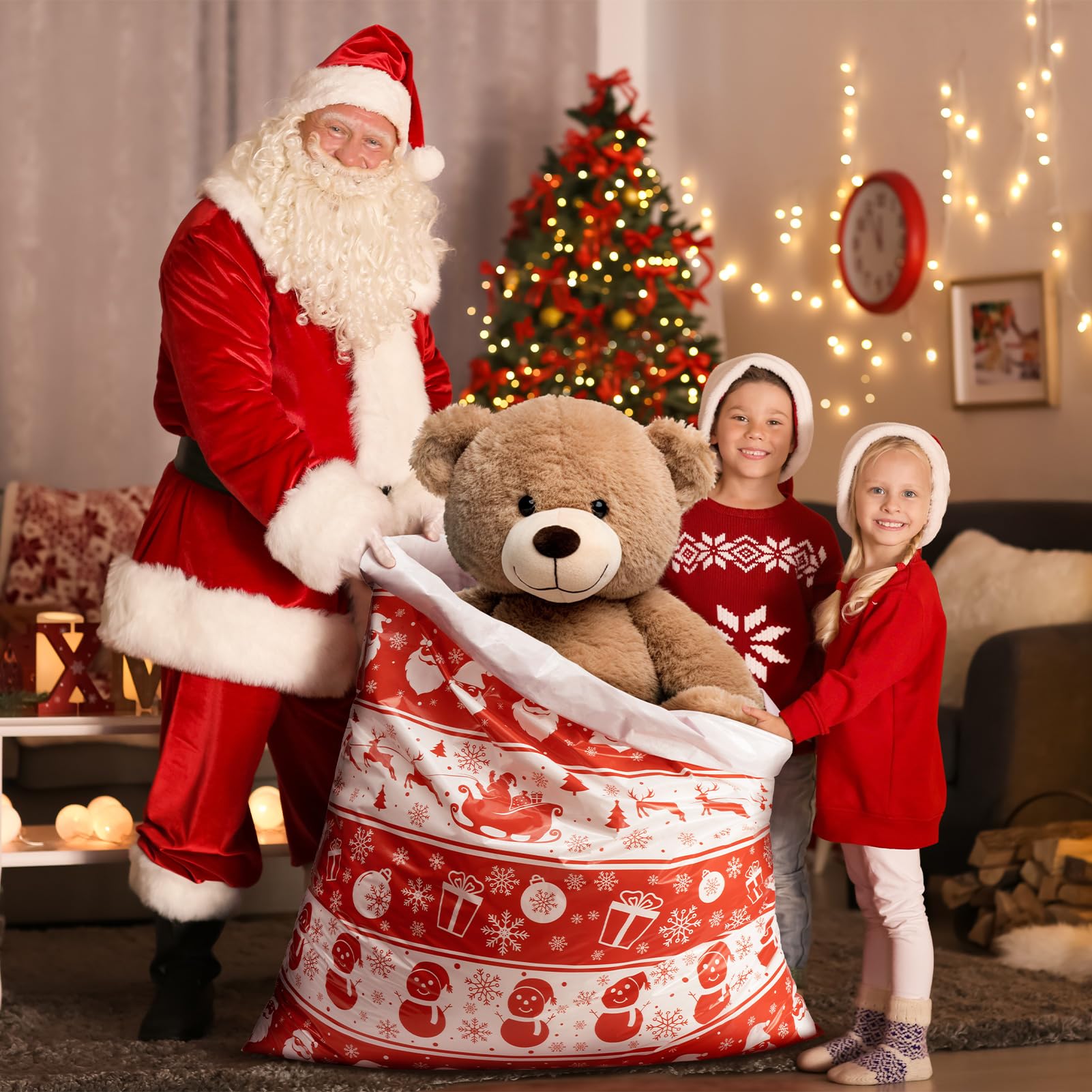 Partylamb Bolsas de regalo de Navidad, bolsa de regalo grande 001