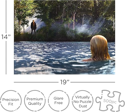 Miniatura 3 de AQUARIUS Friday The 13th - Rompecabezas de 500 piezas (rompecabezas de 500 piezas), sin deslumbramiento, ajuste de precisión, con licencia oficial