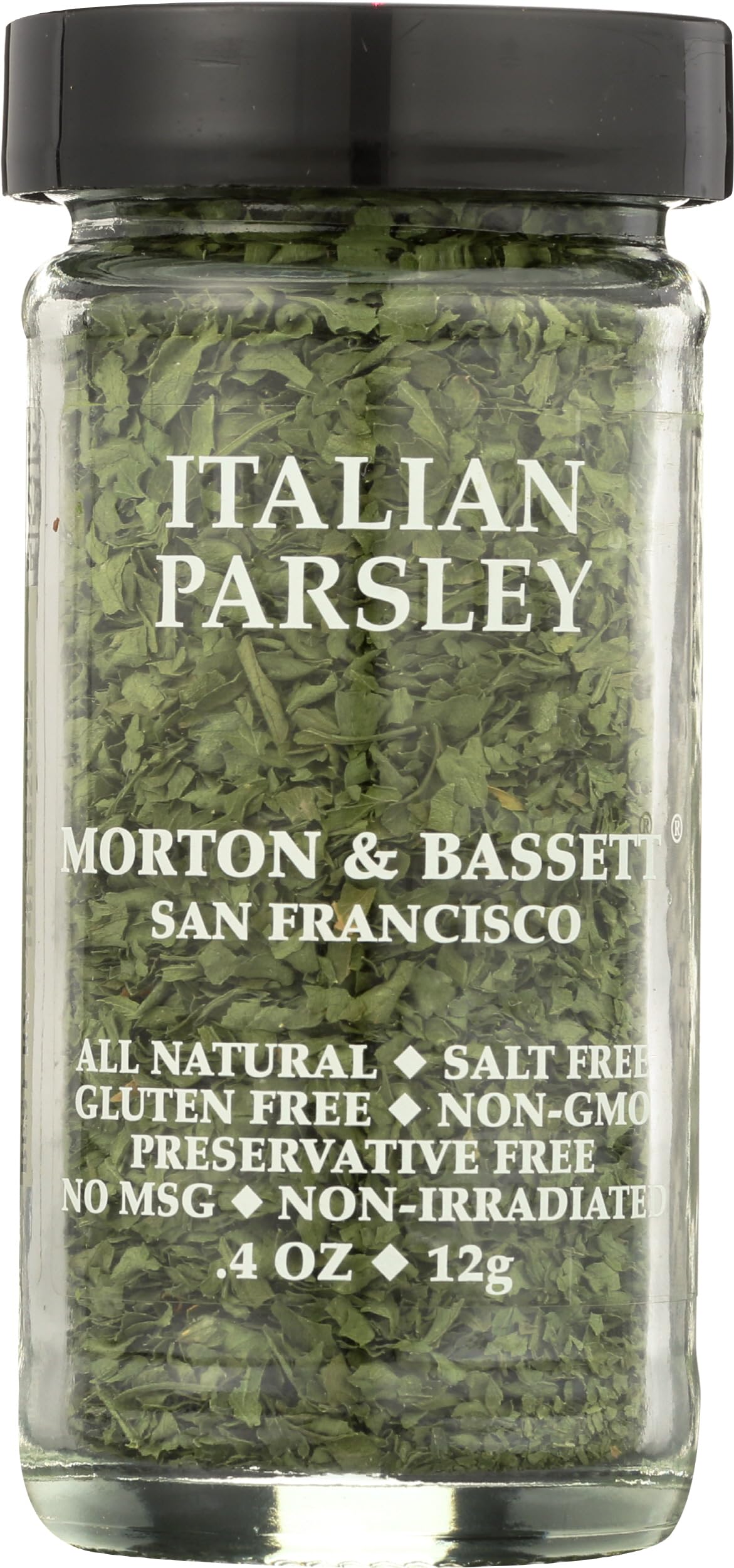 Morton & Bassett Italian Parsley, 0.4oz – Salt-Free, Non-GMO, Spice for All Purpose Cooking