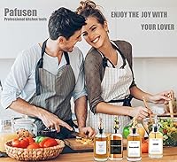 Vista 6 de Pafusen Paquete de 2 Boquillas Vertedoras de Licor, Boquilla Dispensadora de Aceite de Oliva con Volteo Automático, Boquilla Vertedora para Botellas