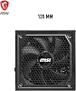 MSI MAG A1250GL PCIe5 1250W 80Plus Gold Full Modüler ATX Güç Kaynağı Siyah