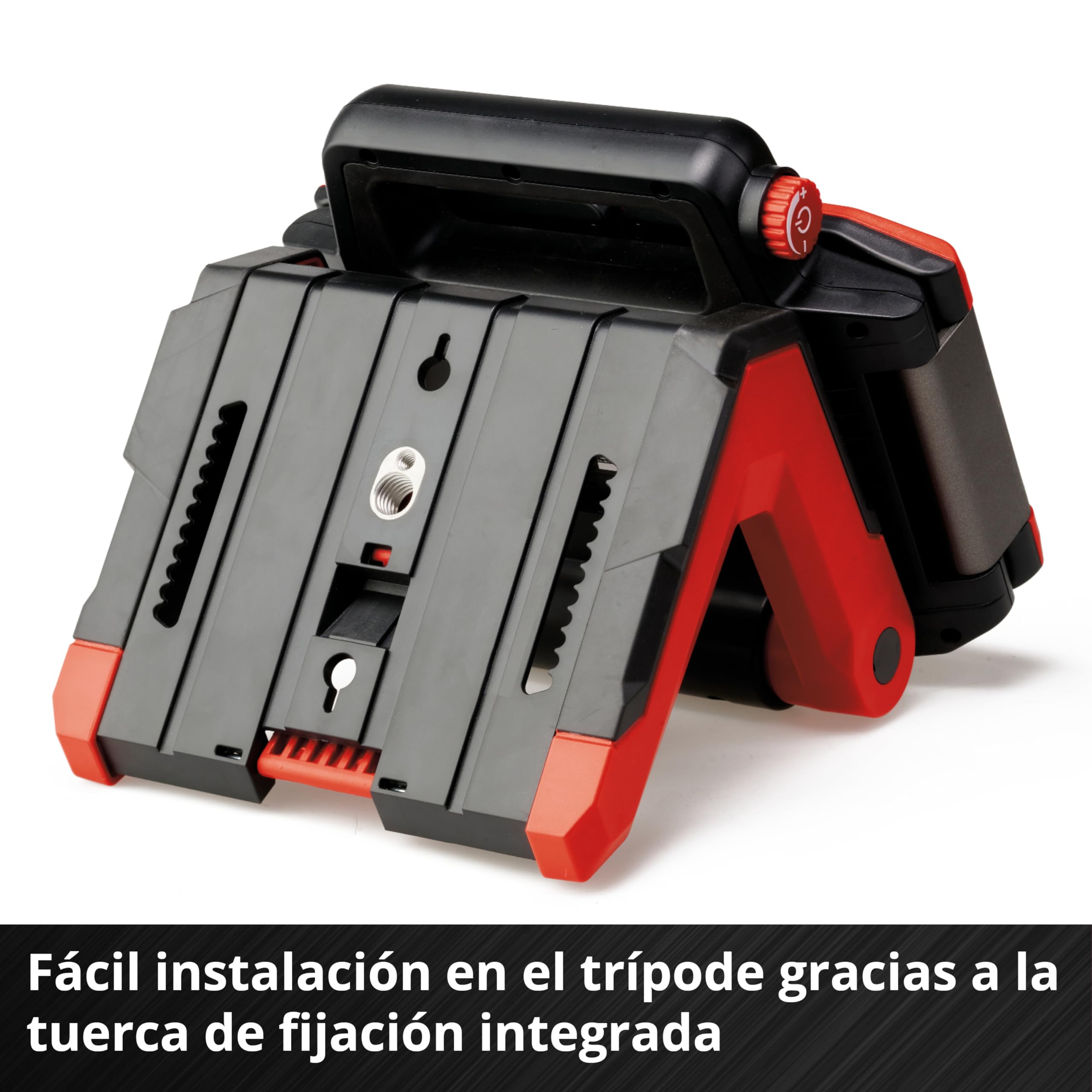 Einhell Professional Lámpara con batería TP-CL 18/3000 Li Set-Solo | PXC | 18 V | 3000 lm regulable | 5700 K | cabezal iluminación pivotante | paneles luminosos plegables | trípode | sin batería