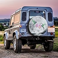 Vista 6 de Fundas para neumáticos de caravana para remolques de viaje, Colibri Moon camping, resistente a la intemperie, ajuste universal para cámper