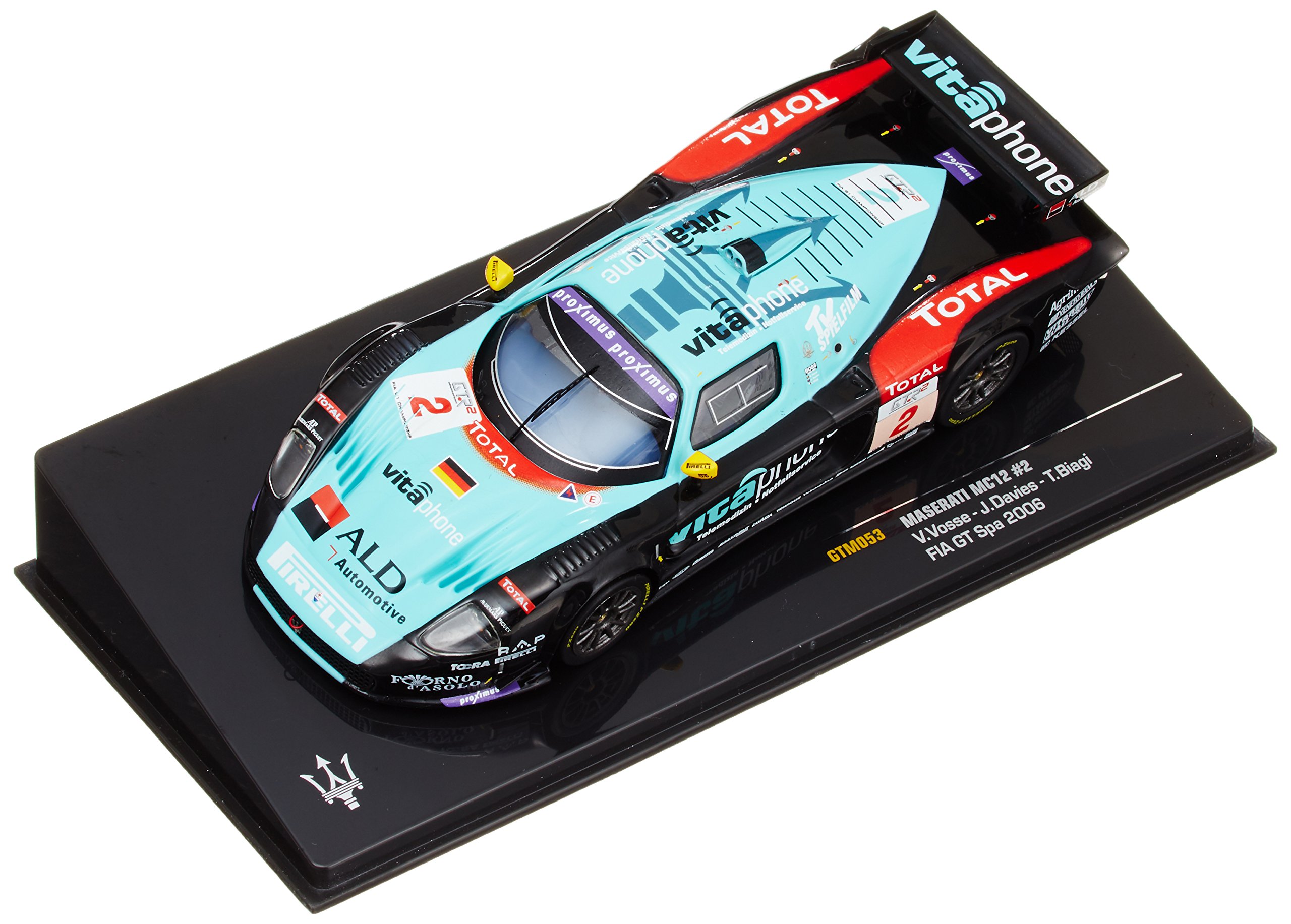 スパーク 1/43 マセラティ MC12 ミニカー スパーク 1/43 マセラティ MC12 GT1 No.1 2006 スパ24時間 ウィナー A