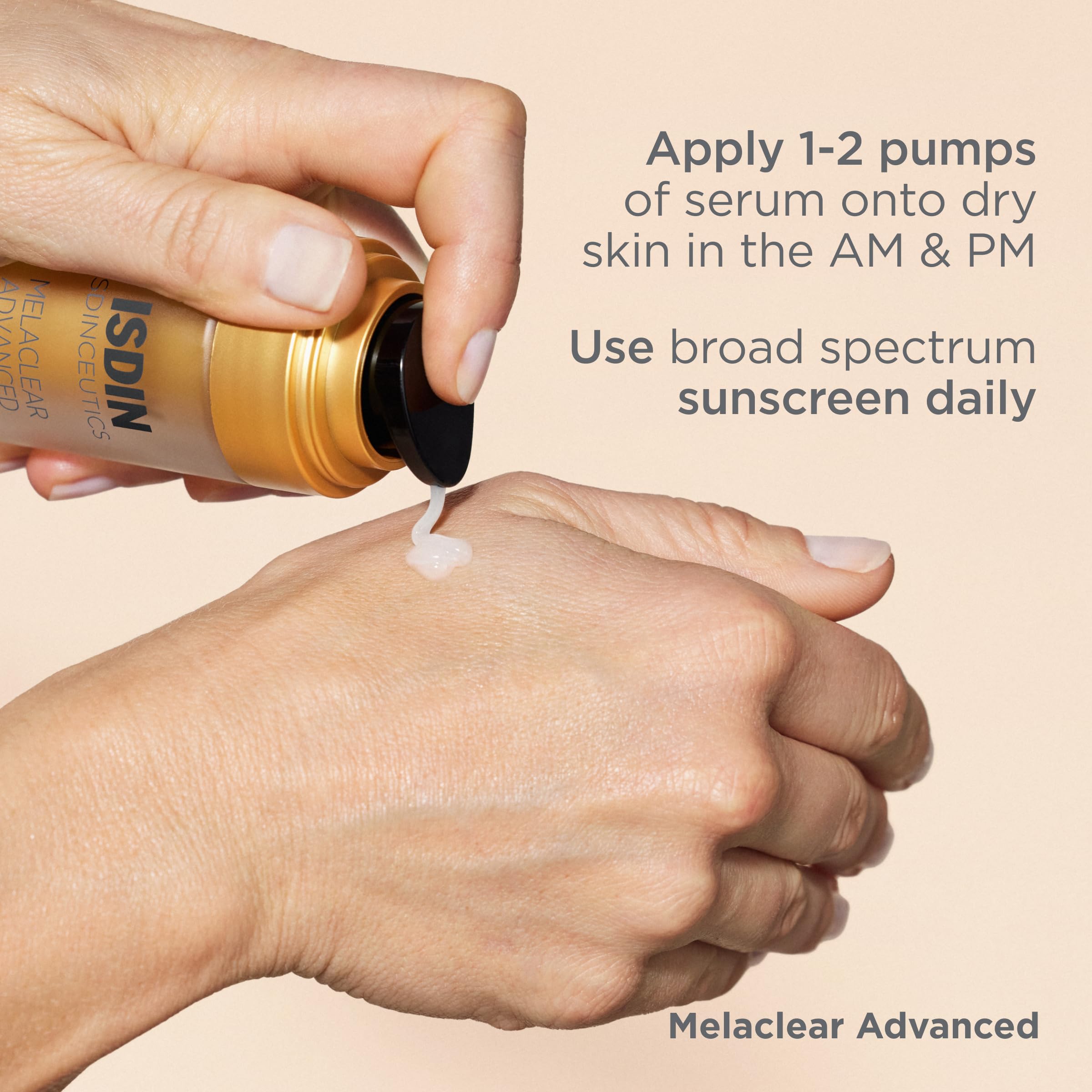 ISDIN Isdinceutics Eco-Refill Melaclear Advanced - Dark Spot Corrector for Face with Niacinamide 1.7 FL OZ (50 ml).