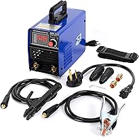 S7 250A 110/220V Stick Welder with Lift TIG, Synergic Control, IGBT Inverter - Hot Start, Arc Force, Anti-Stick for Pros & DIY