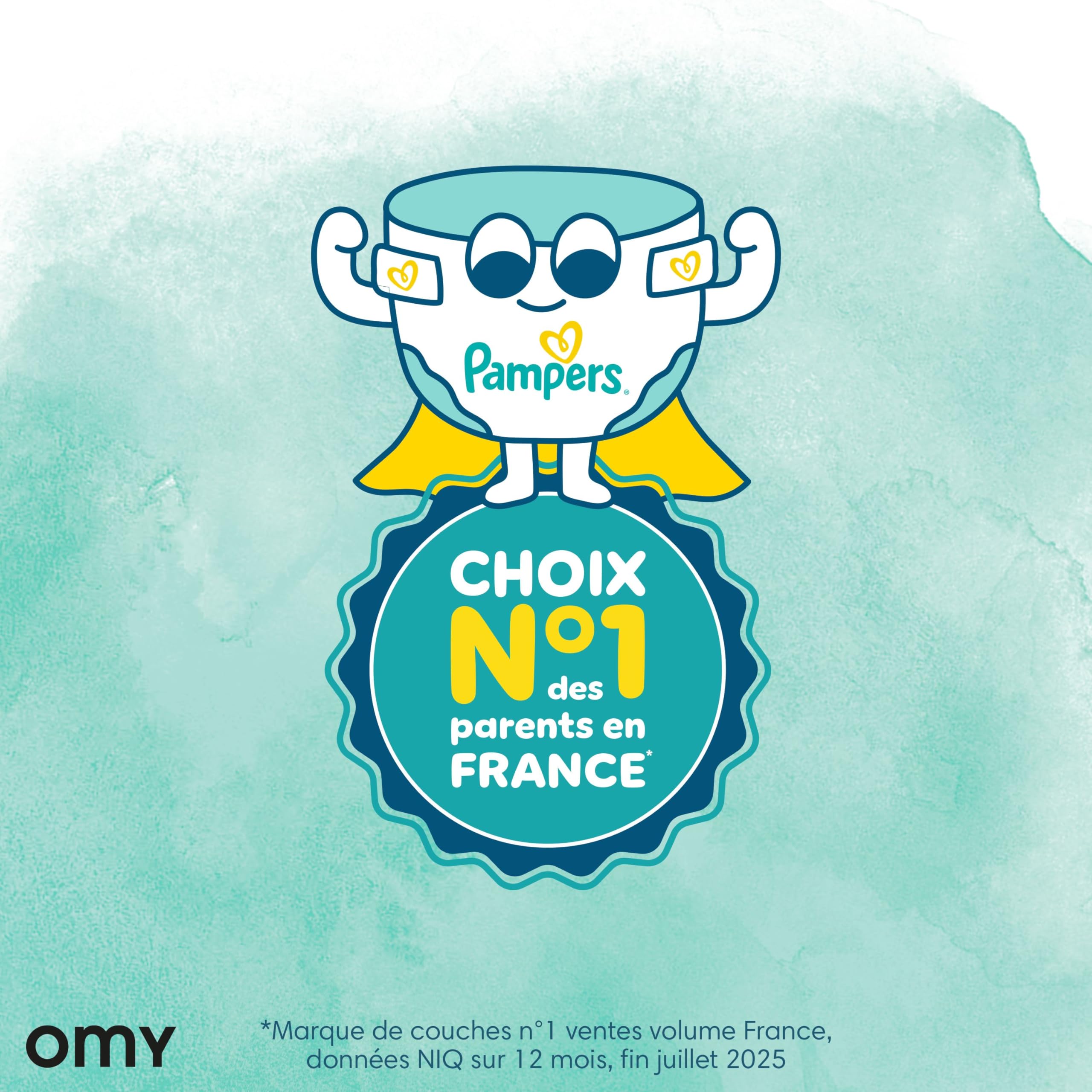 Pampers Harmonie Langes Taille 3 Édition Limitée 102 Langes 6kg-10kg