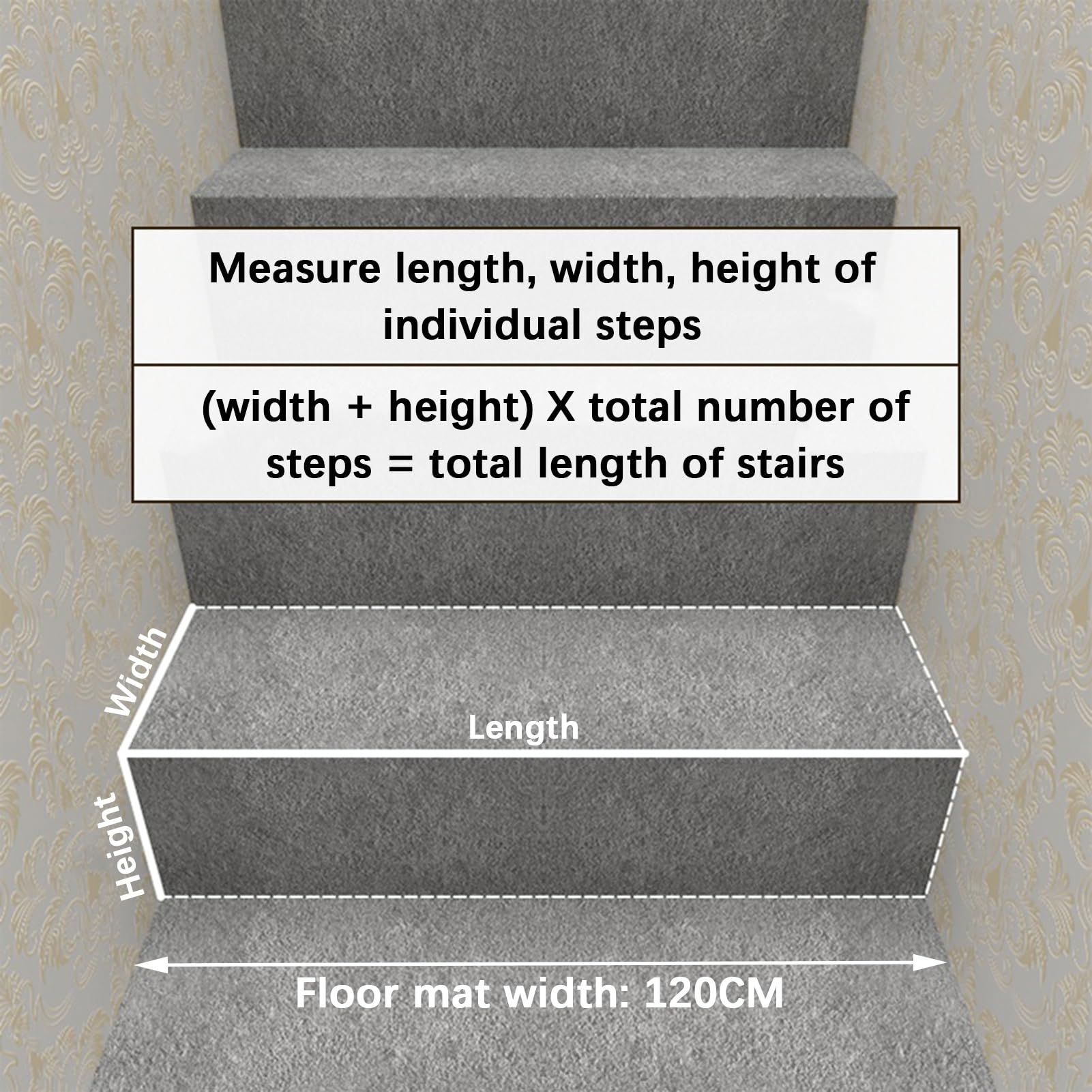 Marches d'escalier autocollantes antidérapantes - Tapis de sécurité durables pour enfants, animaux domestiques et personnes âgées - Tapis antidérapant - Essentiels de décoration d'intérieur - Couleur