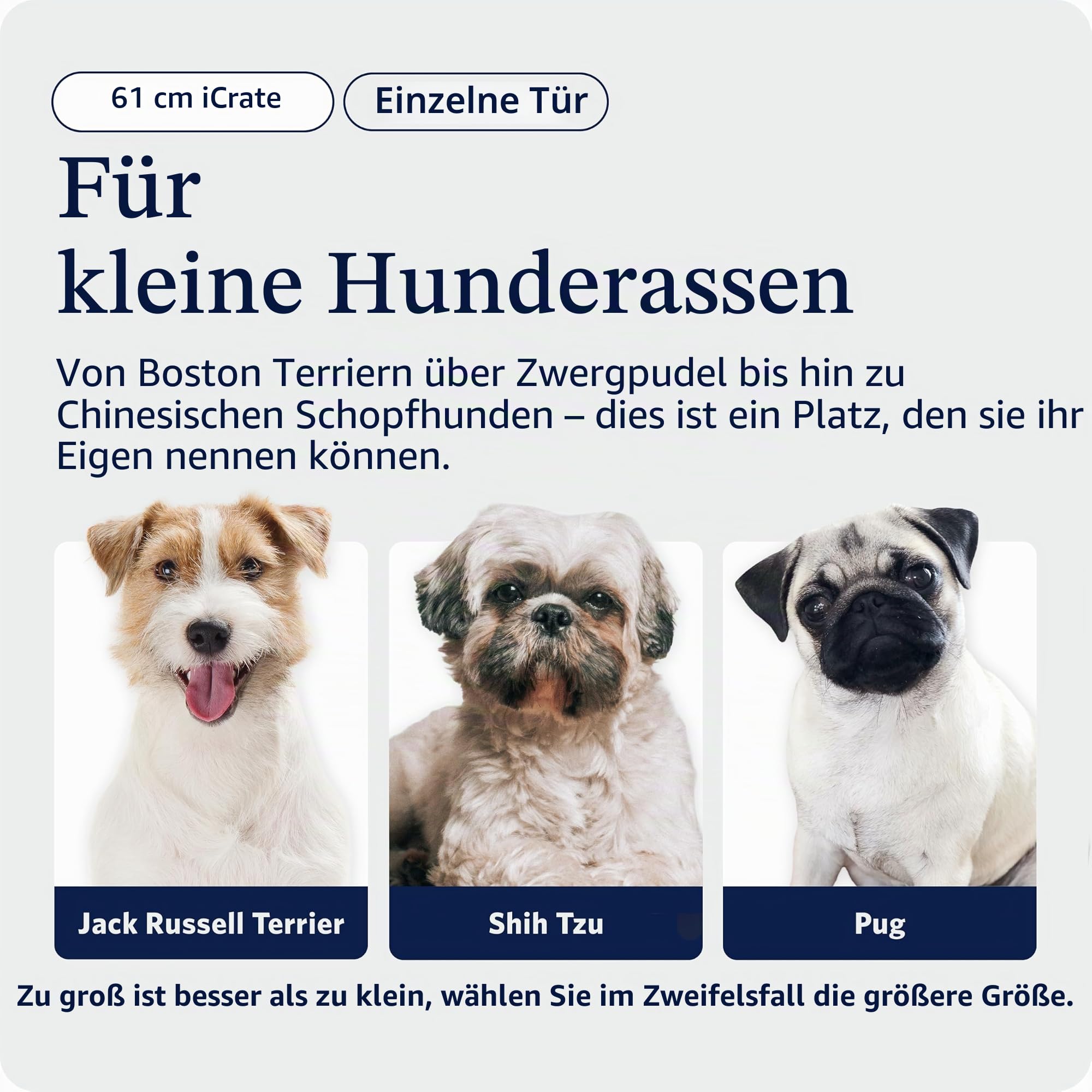 MidWest Homes for Pets Pink Fashion iCrate Hundebox mit einer Tür, zusammenklappbar, verbesserte Sicherheit, inklusive auslaufsicherer Bodenwanne, Trennwand, Griff, Gummifüße, 61 cm, rosa