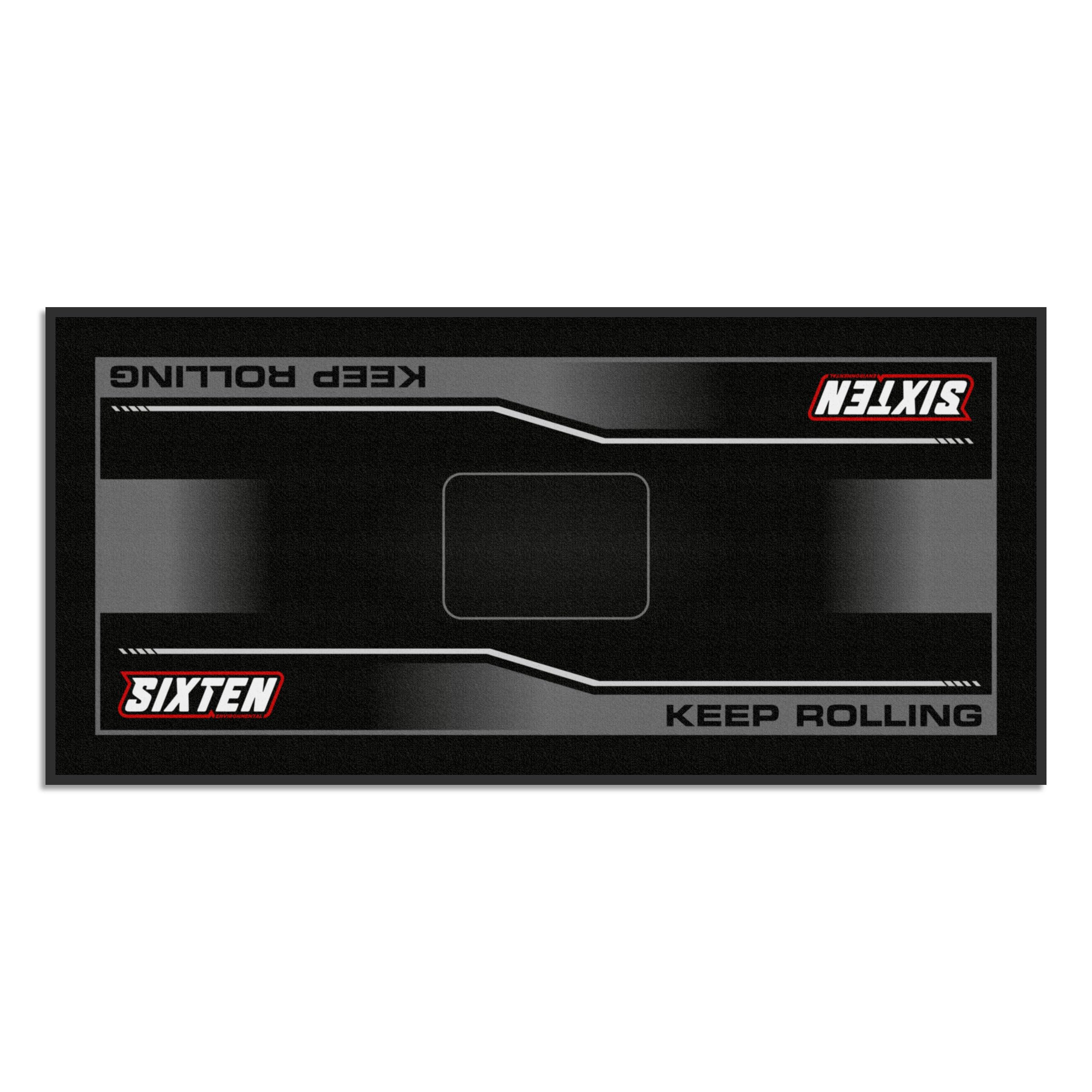 Tappeto Moto SIXTEN 95x200 - Tappeto Ambientale Moto - per i Paddock e il Garage - Lavabile ed Ecologico