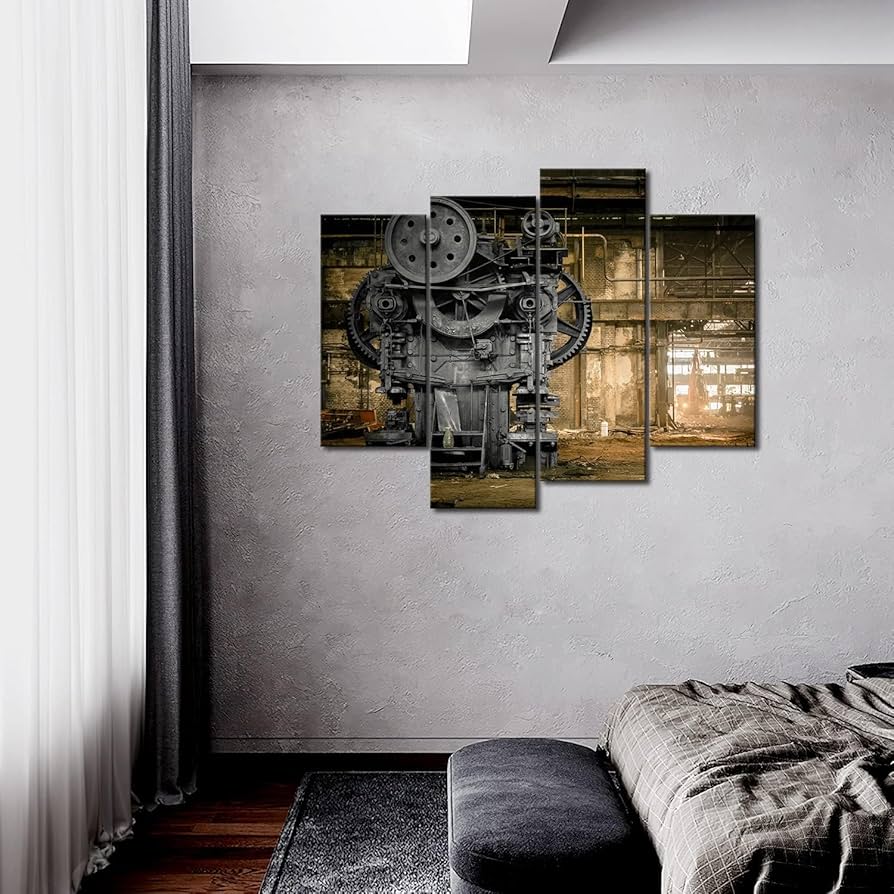 Amazon.com: Steampunk Wall Art Industrial Picture Machine