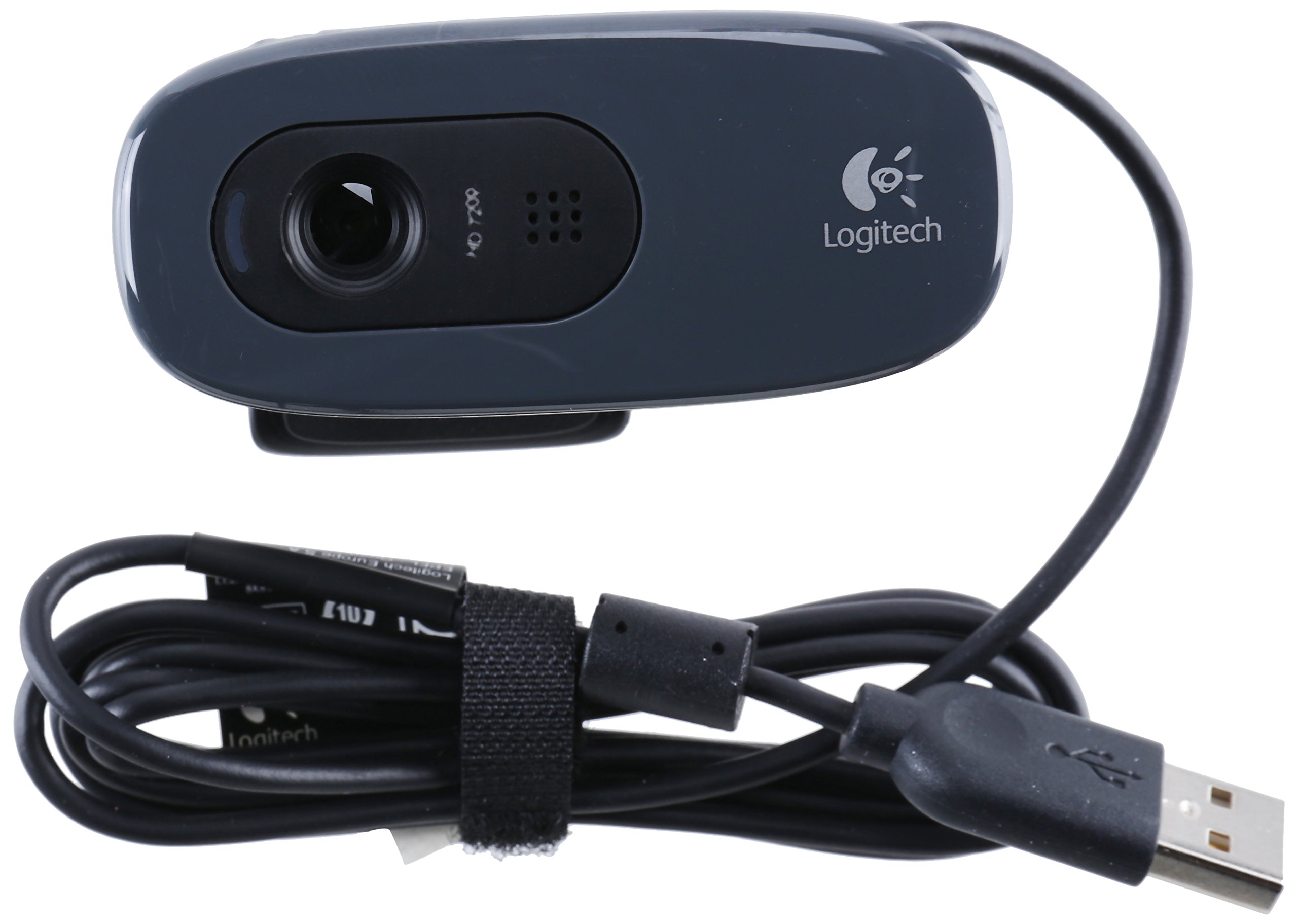 Webcam - USB 2 0 - Logitech C270 HD - Gray Black - 960-000947 960-000964 960-000694 Bulk