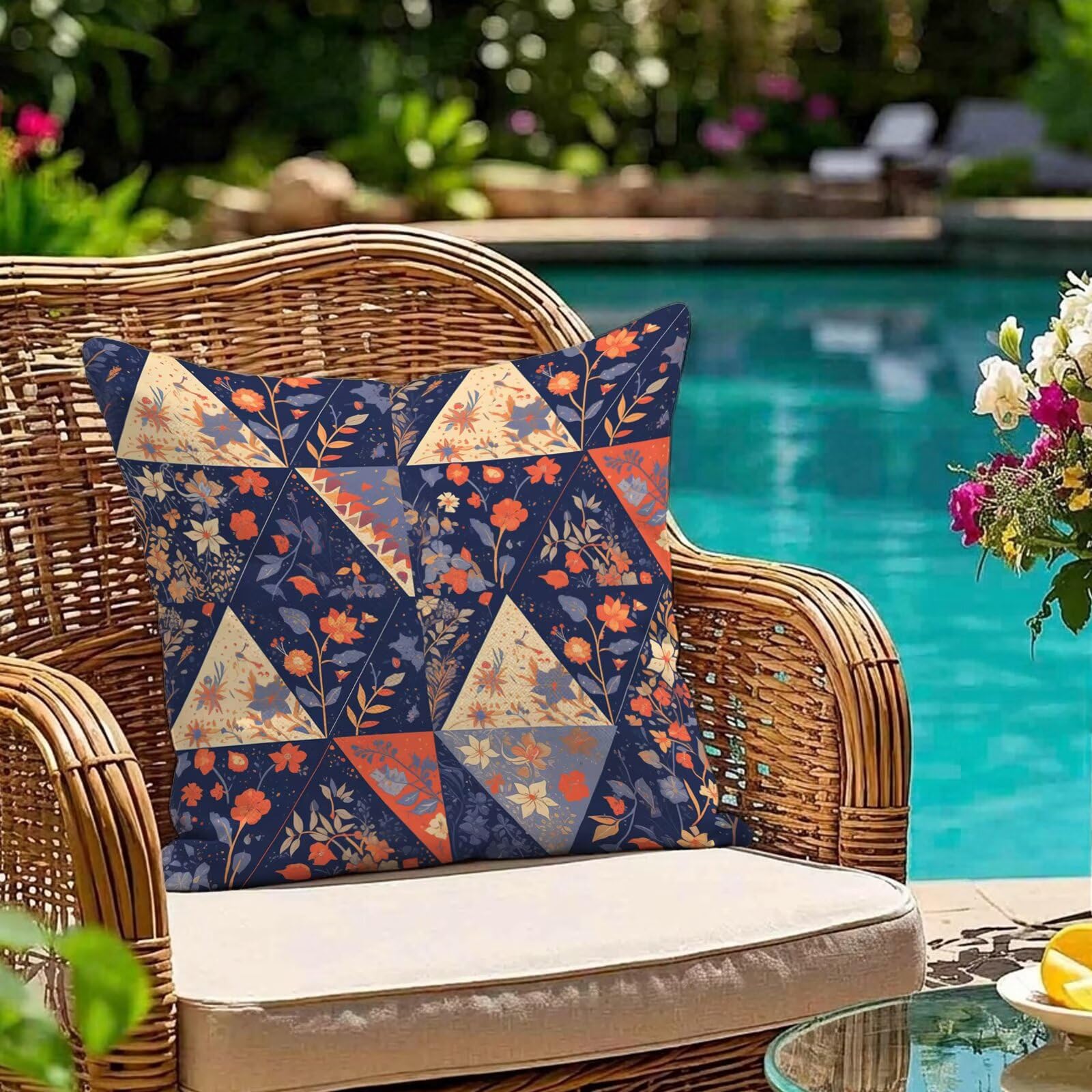 Coussin de jardin 80x80 imperméable pour sublimer votre balcon terrasse ou salon