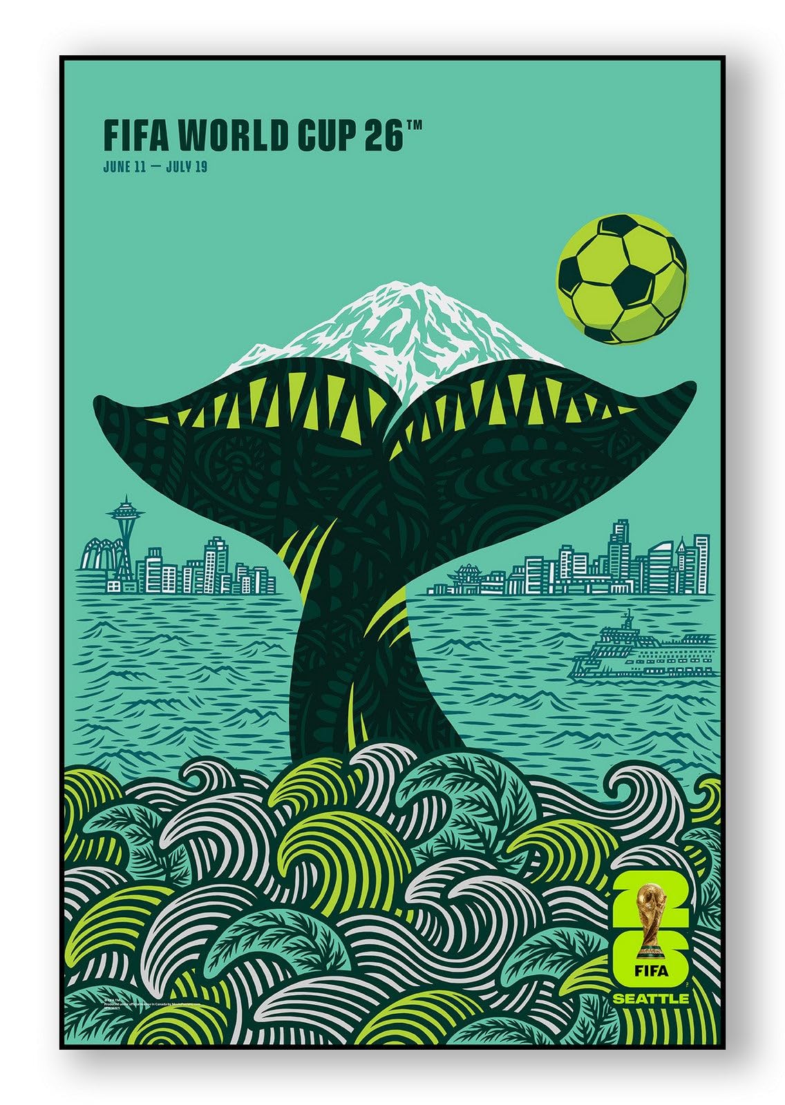 Seattle 2026 World Cup Poster Review: Elite Soccer Decor