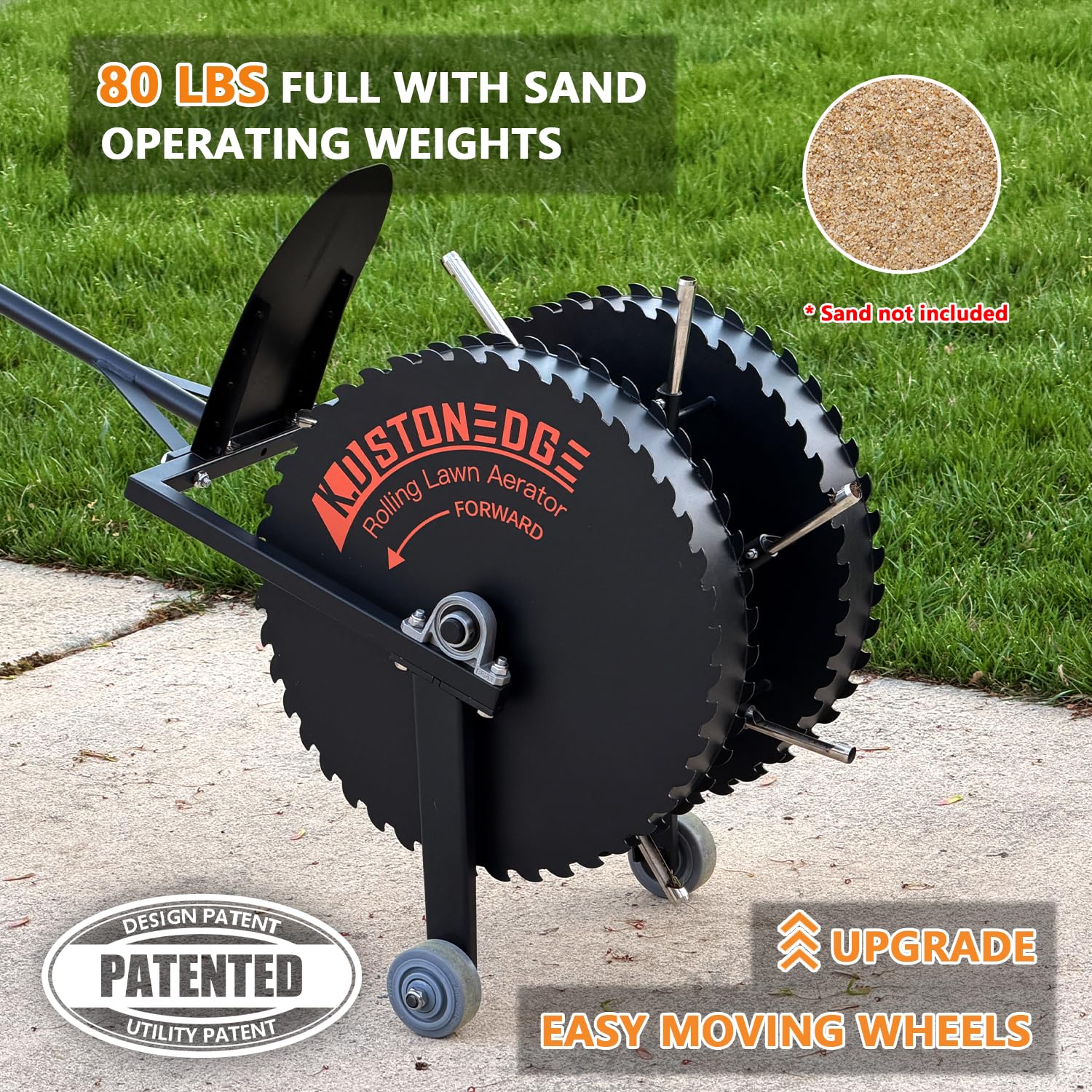 Manual Lawn Aerator - Improve Your Lawn! -2