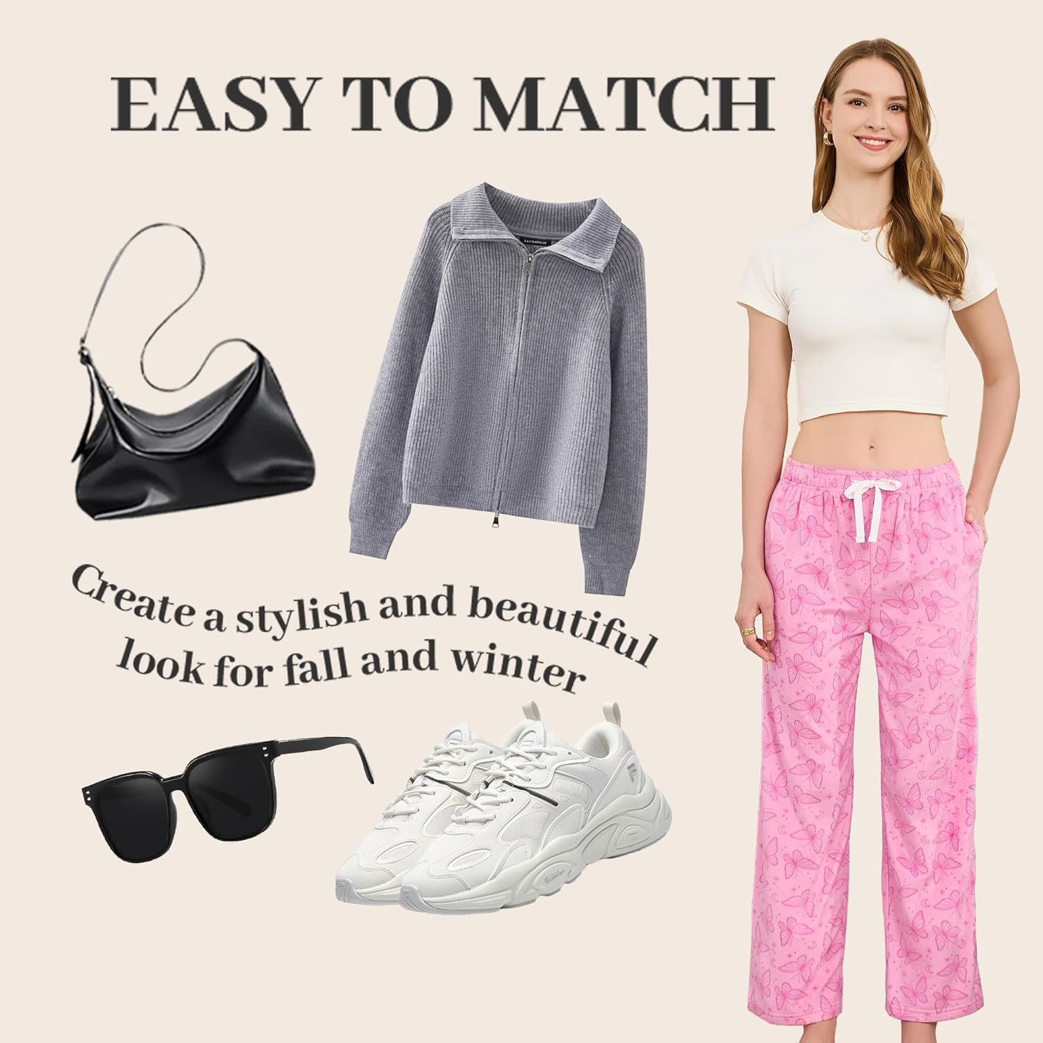 U2SKIIN Womens Flannel Pajama Pants, Soft Plaid Pj Bottoms with Pockets Fleece Lounge Printed Sleepwear Warm - Image 4