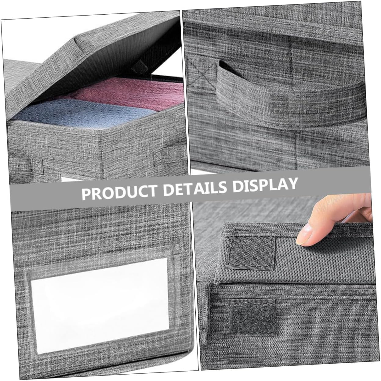 Multi-purpose under Bed Storage Box Clothes Organizer with Handles for Bedding Toys and Seasonal Items Space-saving for Home Organization