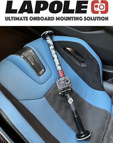 Miniatura 3 de Soporte telescópico Gen2 de leva a bordo (mini 19.7-31.5 in). para HPDE, Track Day, Autocross y Drifting captura de vídeo a bordo. GoPro, DJI