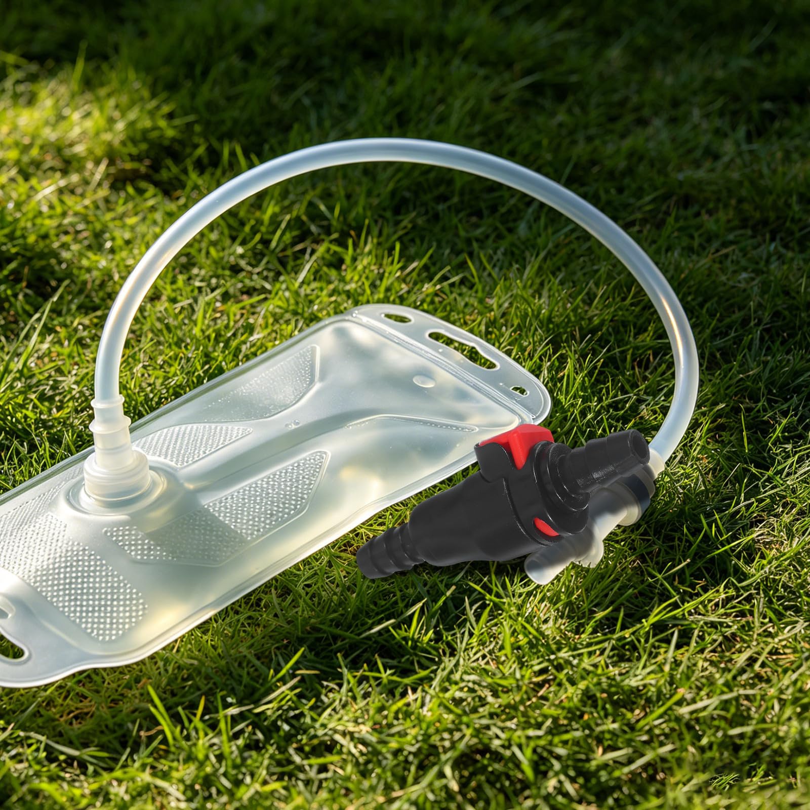 Toyvian 2 Stück Wasseranschluss und Einfacher Installation mit Zuverlässiger Kompatibilität Schwarzer aus Kunststoff für Trinkschläuche für Laufen und Camping im Outdoor Bereich