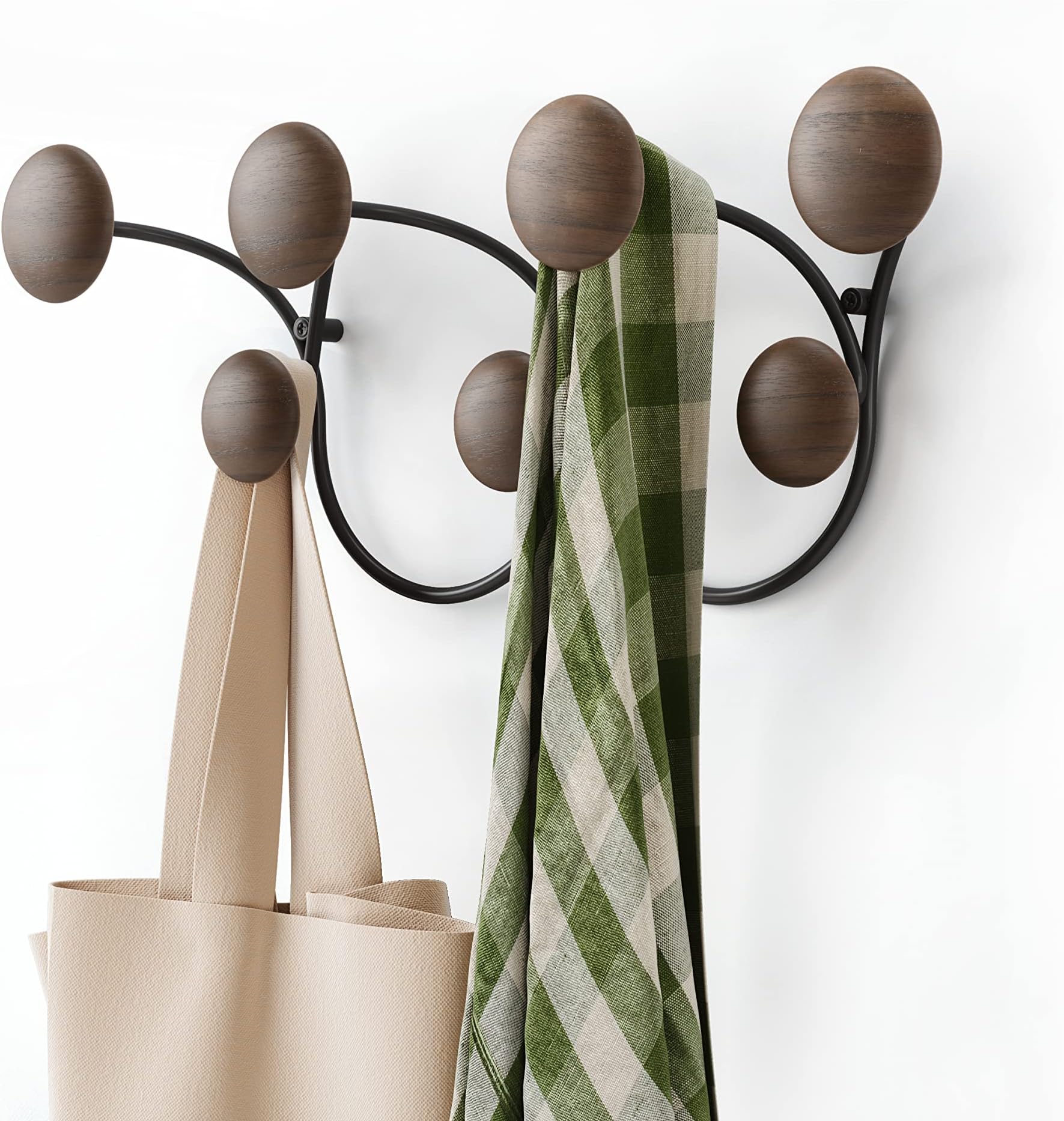 UmbraDotsy 7 Hook Black/Walnut