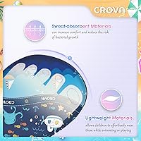 Vista 2 de CROVA Zapatos de agua para niños pequeños, calcetines acuáticos de secado rápido, antideslizantes, zapatos deportivos para niños y niñas pequeños