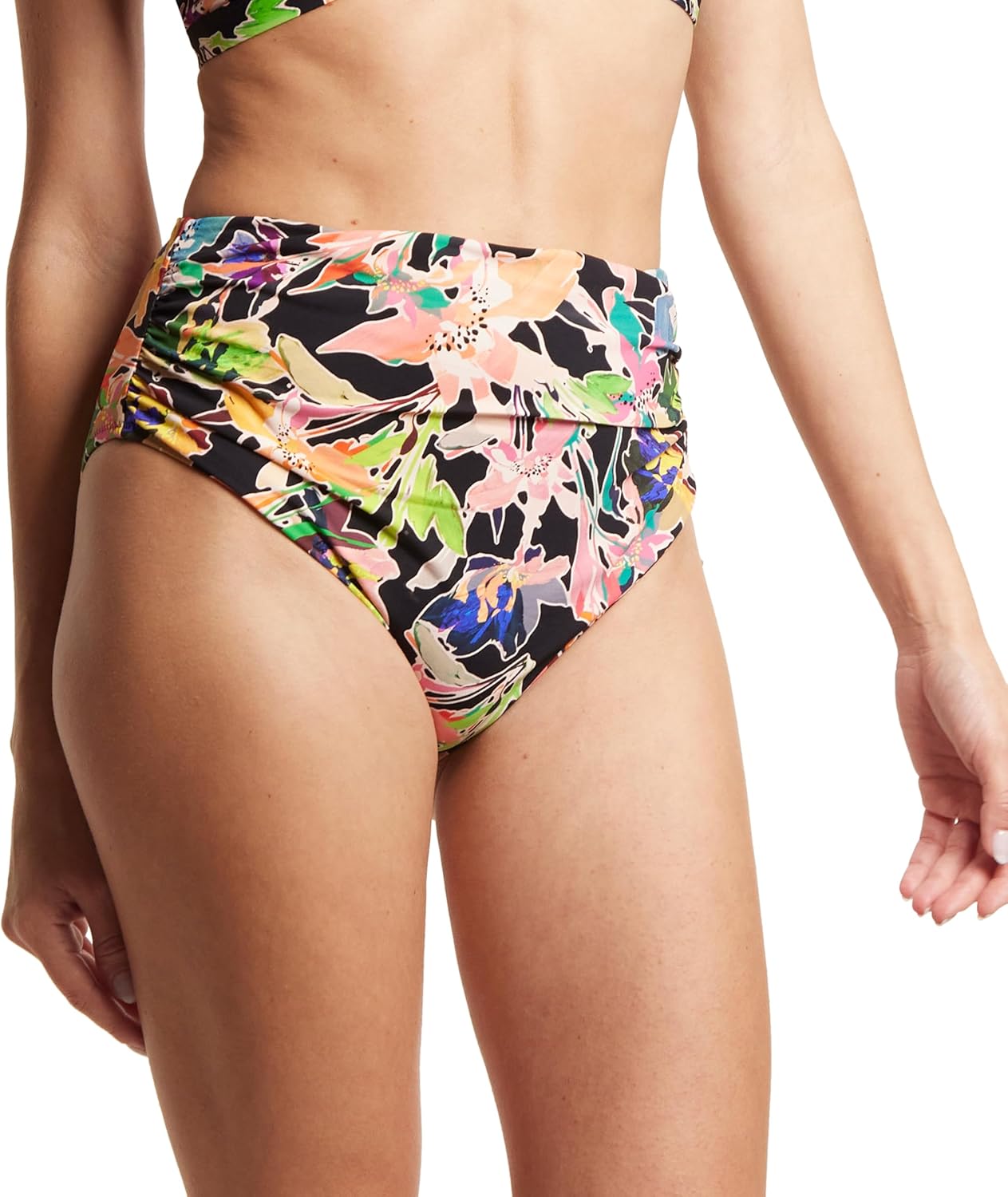 hanky panky - High Rise Cheeky Swimsuit Bottoms | Bathing Suit Bikini Bottoms for Women, High Waist Swimwear | Sizes S-L