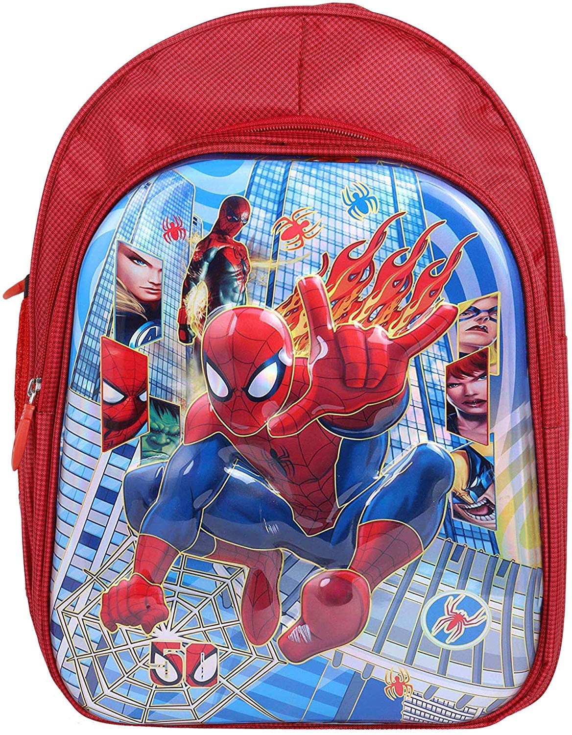 3 Compartment 3D Effect Kids Fabric Bag/Backpack for School