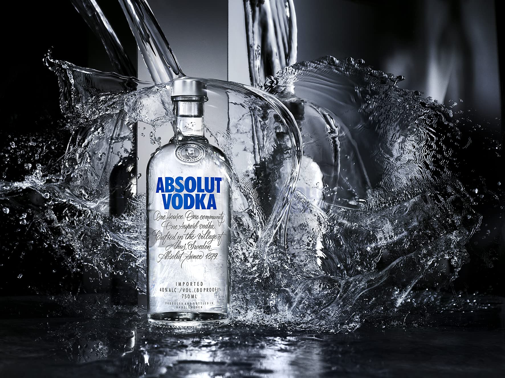 Absolut Vodka 6er Set swedish Schwedischer Vodka 6x 0,7L (40% Vol)- [Enthält Sulfite]