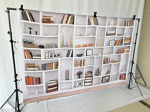 Miniatura 4 de Estantería de 8 x 6 pies, fondo de estudio, mini sesión de fotomatón, telón de fondo para conferencias de oficina, para negocios