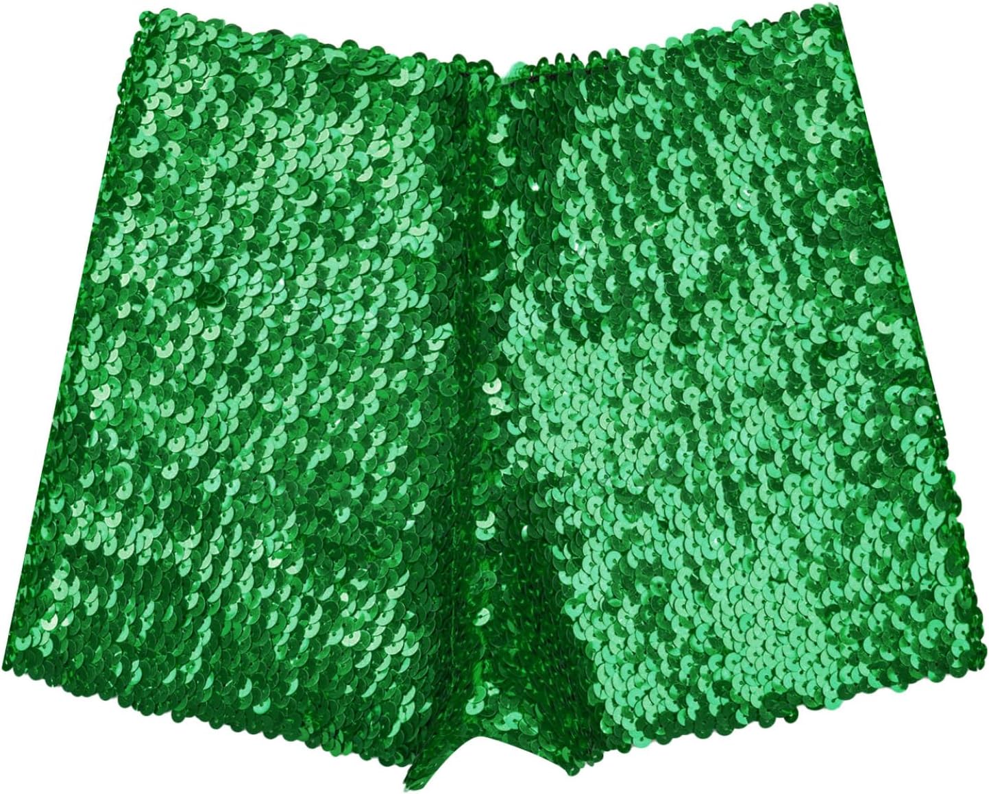 Kids Girls Sparkly Sequin Gymnastic Jazz Dance Shorts Elastic Waist Athletic Shorts Stage Performance Disco Costume