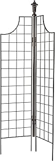 H Potter Metal Garden Screen Trellis for Climbing Plants for Privacy Gar...