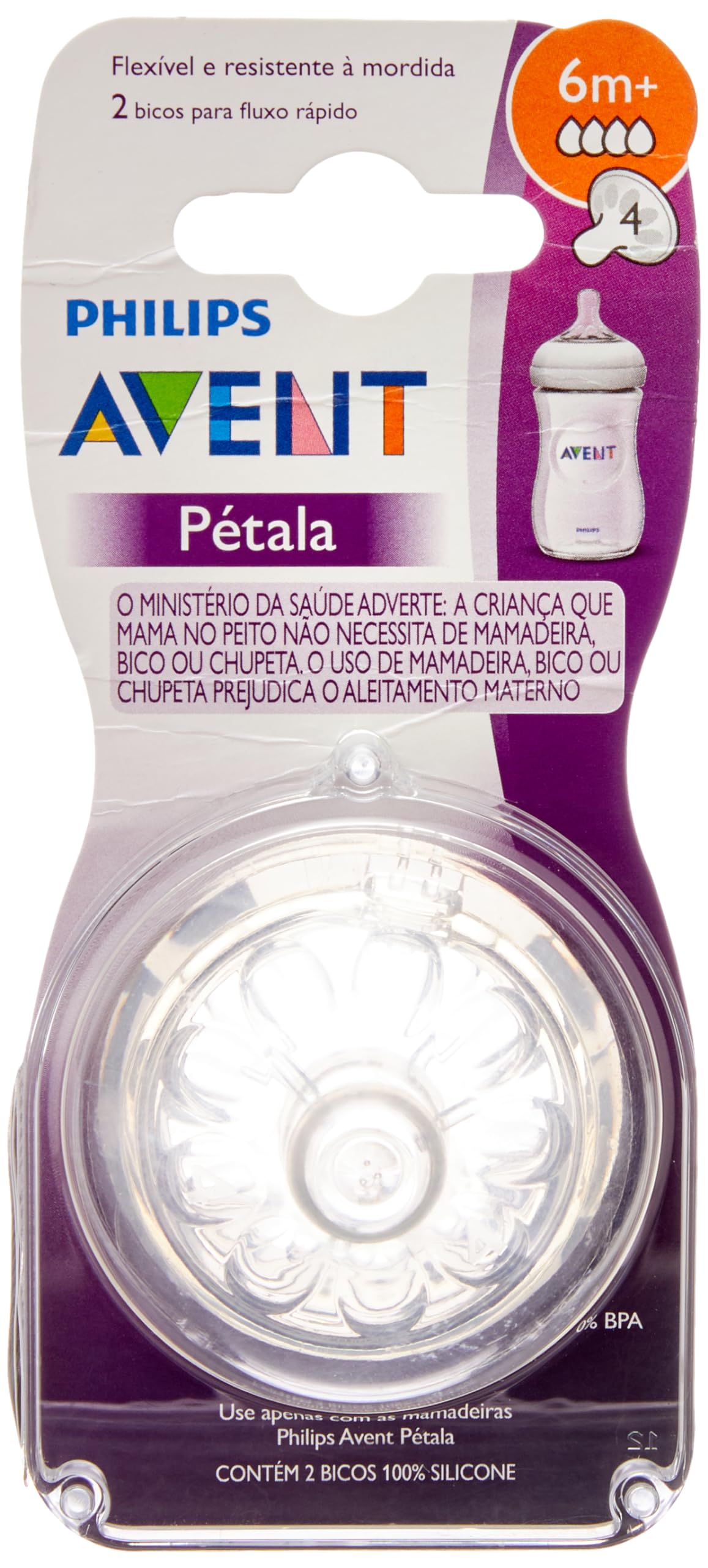 Philips Avent NATURAL FAST FLOW TEATS (6M+) -Pack of 2-picture-21